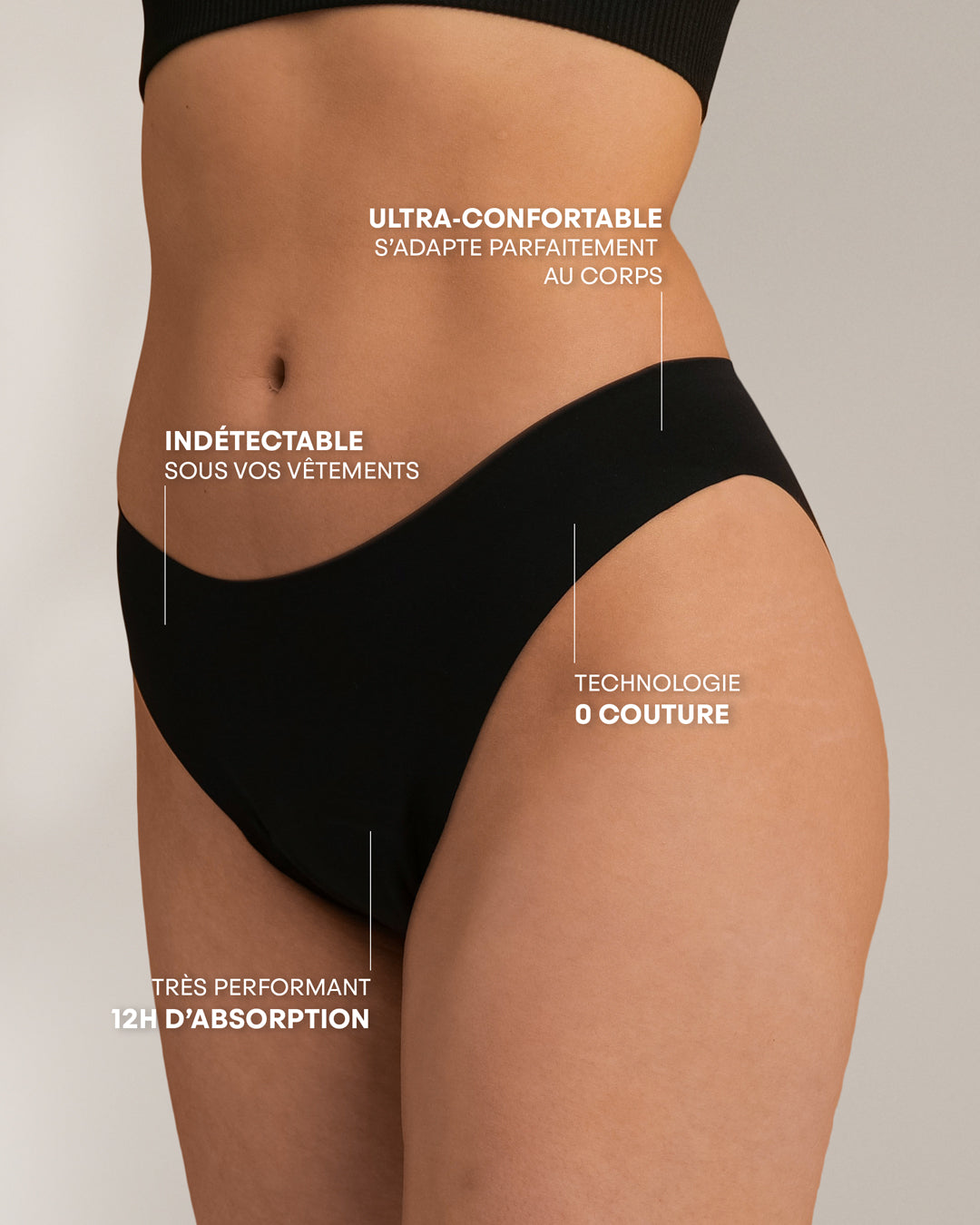 Culotte Menstruelle -Flux Abondant-