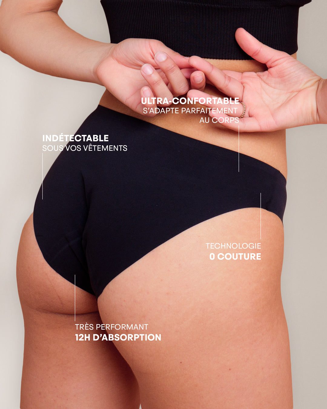 Culotte Menstruelle -Flux Moyen-